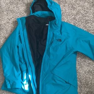 North Face 3 in 1 jacket.